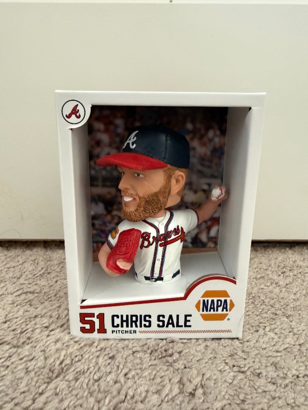 Atlanta Braves Chris Sale Bobblecard